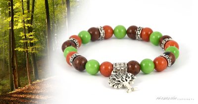 a természet szerelmese vagyok ásványkarkötő