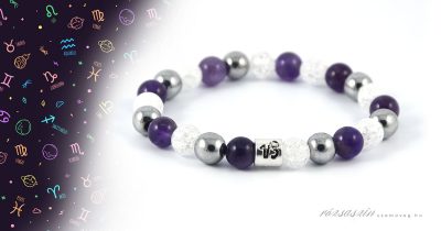 bak ásvány karkötő ametiszt hematit hegyikristály ásványokból