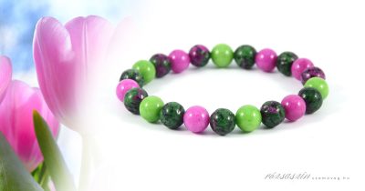 derűs vagyok ásvány karkötő