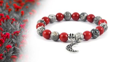 holdvirágos alkonyat ásvány karkötő