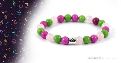 mérleg ásvány karkötő jade rózsakvarc ásványokból