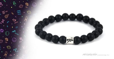 nyilas ásvány karkötő ónix ásványokból