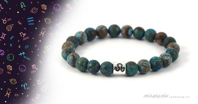 oroszlán ásvány karkötő krizokolla ásványokból