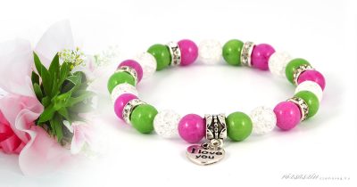 szerelmes vagyok ásványkarkötő