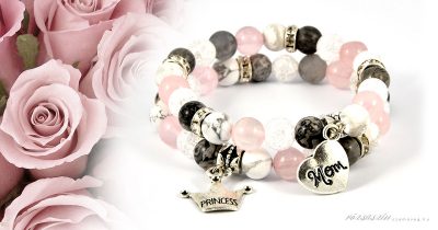 szeretem az anyukámat ásványkarkötő