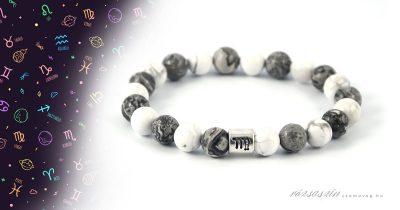 szűz ásvány karkötő howlit képjáspis ásványokból