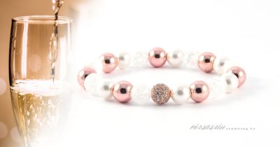 Ünnepi pillanatok ásvány karkötő | rozsaszinszemuveg.hu