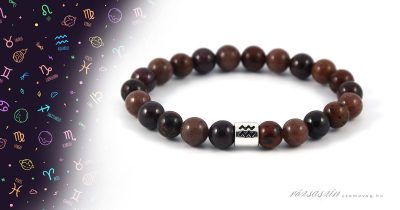 vízöntő ásvány karkötő aventurin gránát obszidián ásványokból