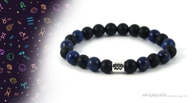 vízöntő ásvány karkötő lapis lazuli ónix ásványokból