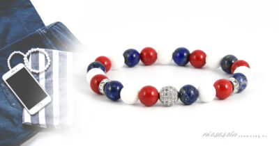 farmerkék hétköznapok ásványkarkötő