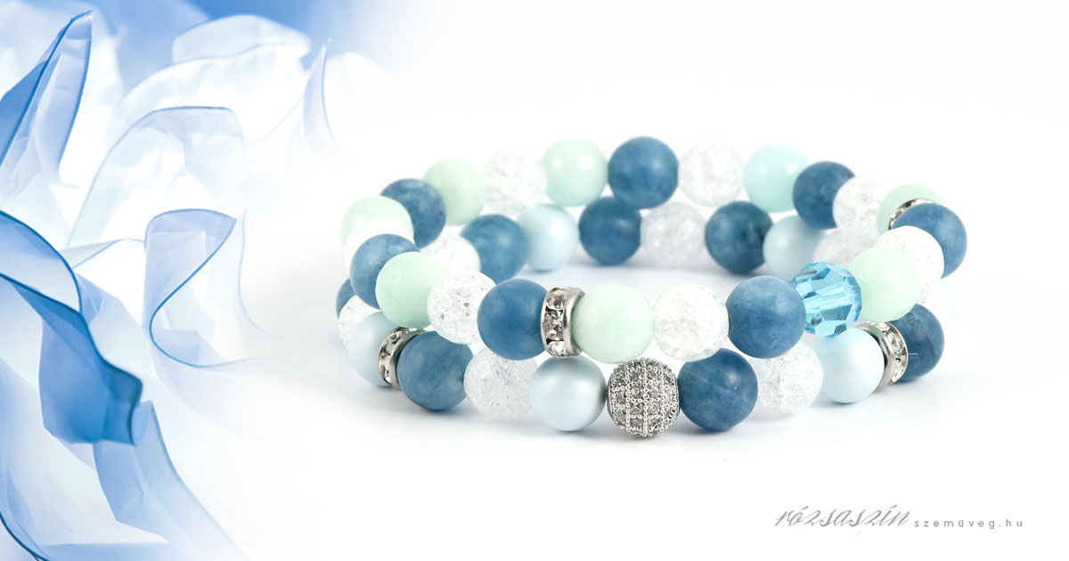 szellotanc-nemesacel-asvanykarkoto-szett szellőtánc nemesacél ásványkarkötő szett