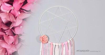 álomszép rózsaszín álomfogó 2