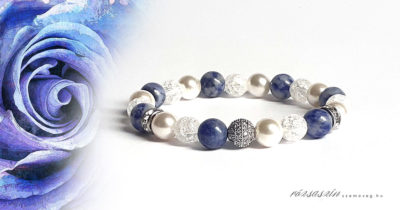 festői harmónia ásványkarkötő