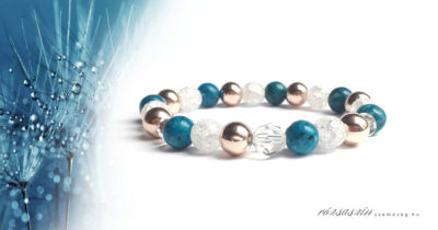 harmatos kékség ásvány karkötő