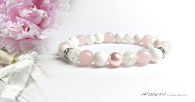 szeretet terápia ásvány karkötő