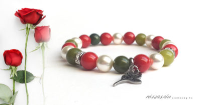 rózsák háborúja ásvány karkötő